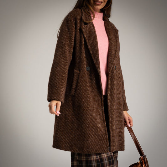 ABRIGO OVERSIZE FORRADO BOLSILLO